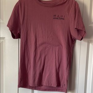 Maui and Sons Burgundy Tee